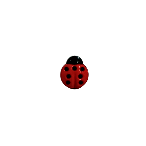 15mm Red Ladybug Button - Estie Craft Shop