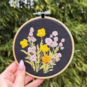 Milpoint Embroidery Kit – Bellflower & Calendula