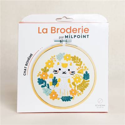 Milpoint Embroidery Kit - Boho Cat - Image 3