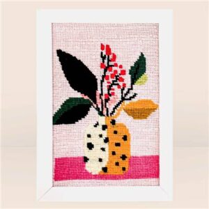 Milpoint Tapestry Kit – Red Bloom Vase