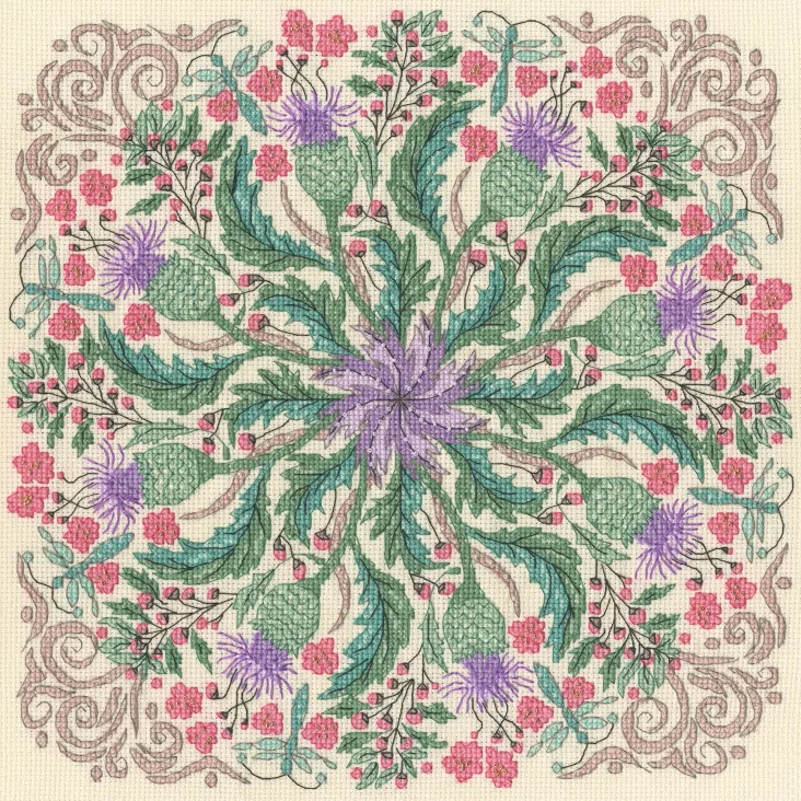 XBUF3 Swirling Thistles Medium 9a2477fa30177da571c7106459f4aeaa