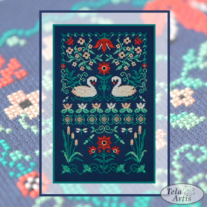 Tela Artis – Love in the Reeds – Counted Cross Stitch Kit