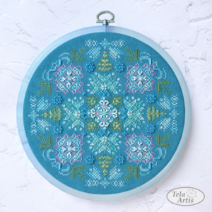 Tela Artis – Frosty Mandala – Counted Cross Stitch Kit
