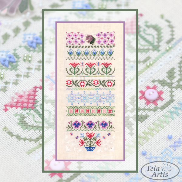 Tela Artis - Spring Stitches Counted Cross Stitch Kit