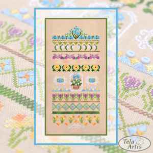 Tela Artis – First Flowers Counted Cross Stitch Kit