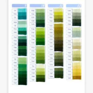 DMC Tapestry Wool  – Greens | Yellows