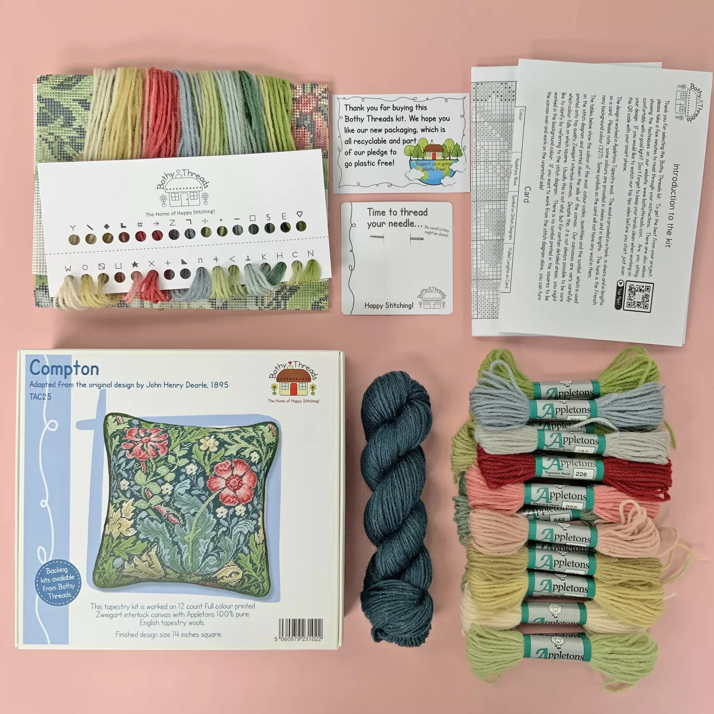 Bothy Threads - Compton by Morris & Co. Tapestry Kit - Pre-Order - Image 2