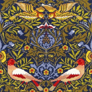 Bothy Threads – Bird by Morris & Co. Cross Stitch Kit – Pre-Order
