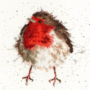 Bothy Threads – Jolly Robin by Wrendale Designs Cross Stitch Kit – Pre-Order