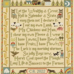 Bothy Threads – The Farmer’s Prayer Sampler kit by Moira Blackburn – Pre-Order